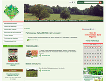 Tablet Screenshot of herbe-fourrages-limousin.fr